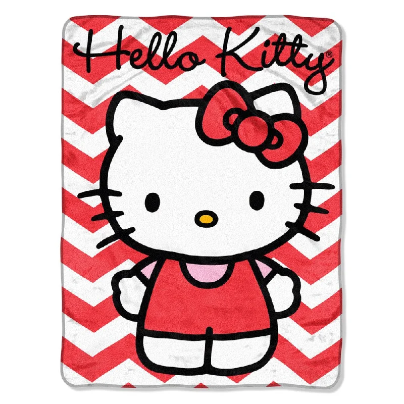 ENT 059 Hello Kitty Chevron Blanket