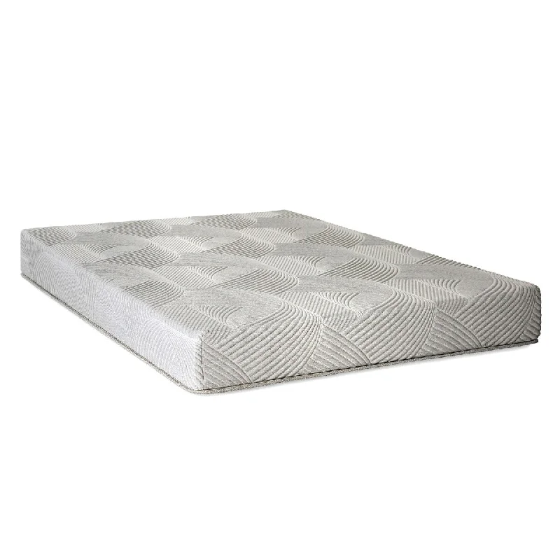 Furniture of America Foke Contemporary Grey Memory Foam Mattress