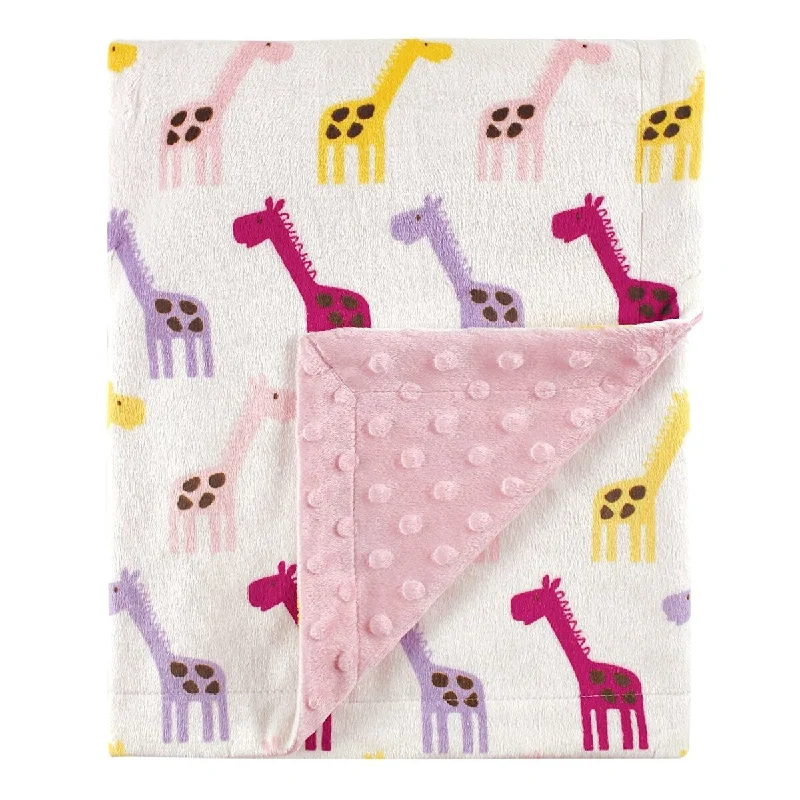 Giraffe Baby Printed Mink Blanket