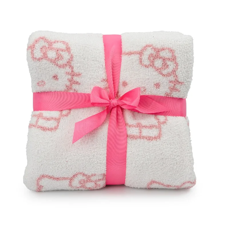 Hello Kitty Feather Knit 50 x 60 Throw