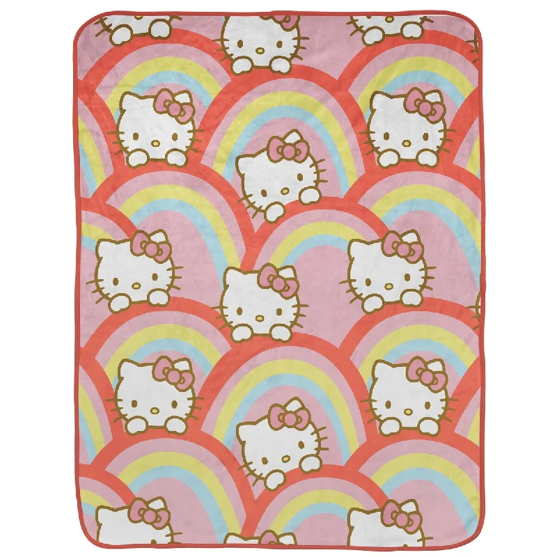 Hello Kitty Rainbow 40x50 Silk Touch Throw