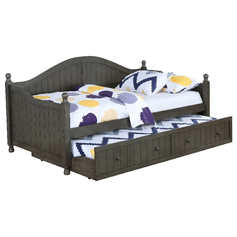 Julie Ann Wood Twin Daybed with Trundle White