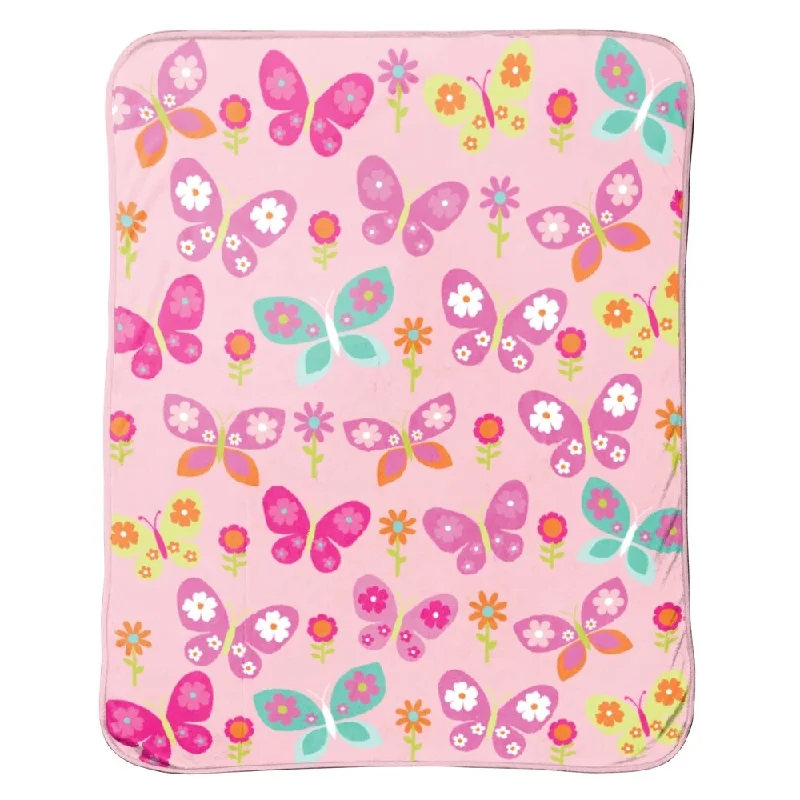 Just For Kids Butterfly 50" x 60" Plush Throw Blanket