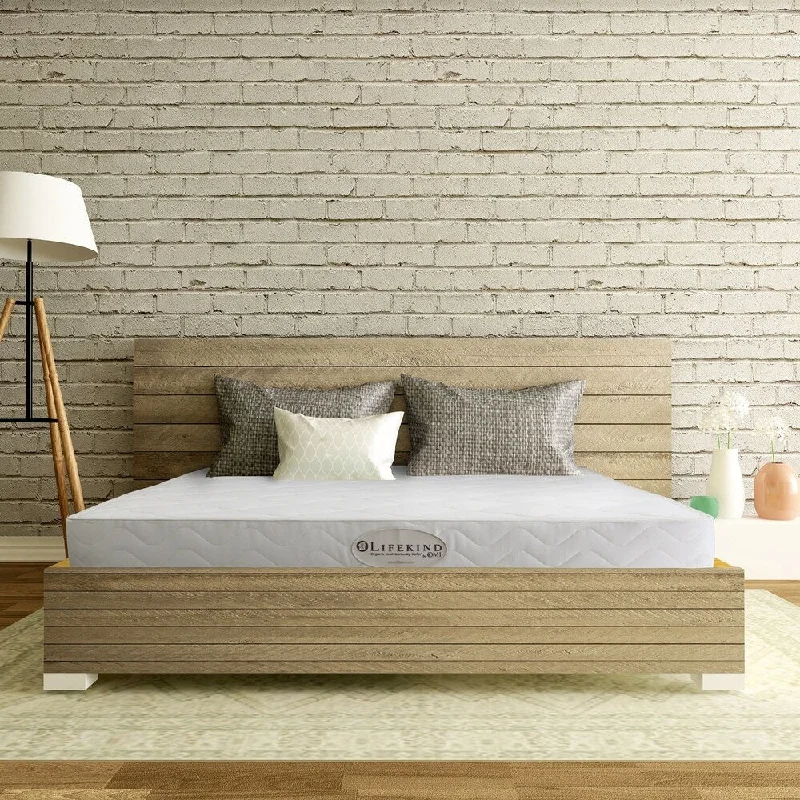 Lifekind Euro 7-inch Certified Organic Latex Mattress - King /Med-Firm