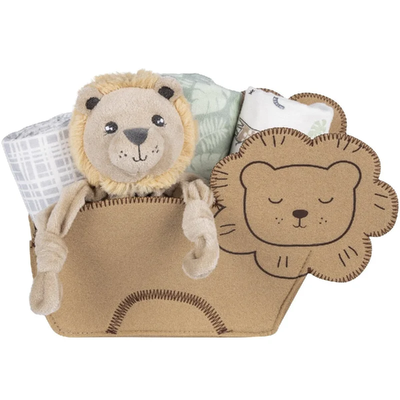 Lion Shaped 5 Piece Blanket Set