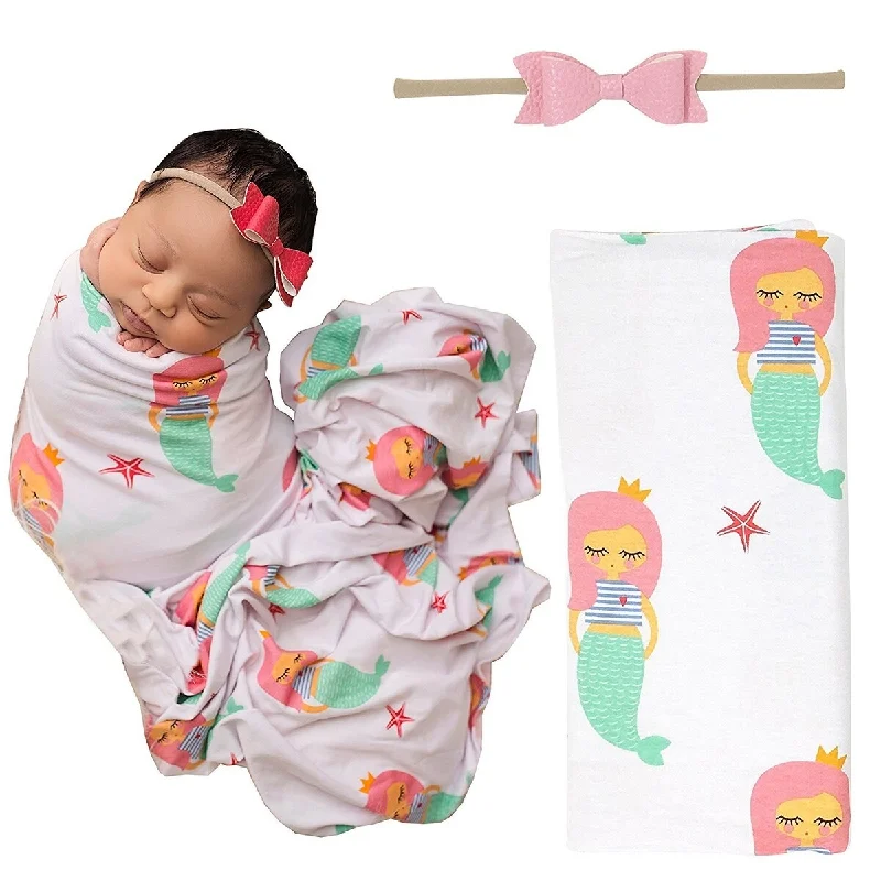 Mermaid Infant Swaddle Blanket