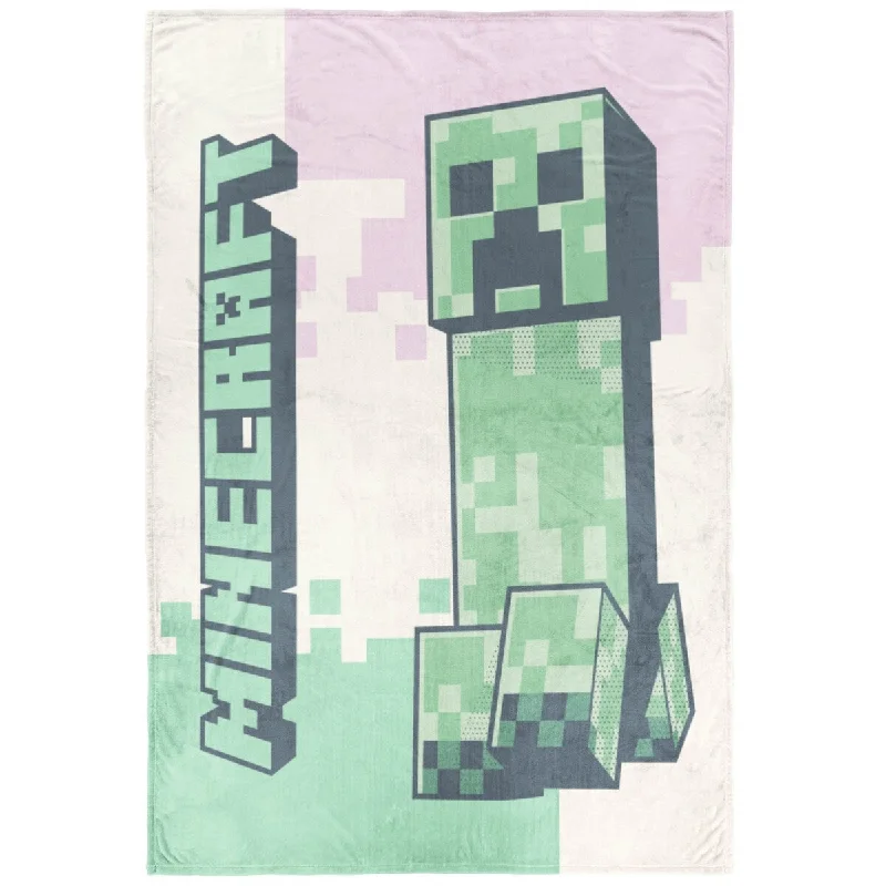 Minecraft Desert Creeper 46 x 60 Throw