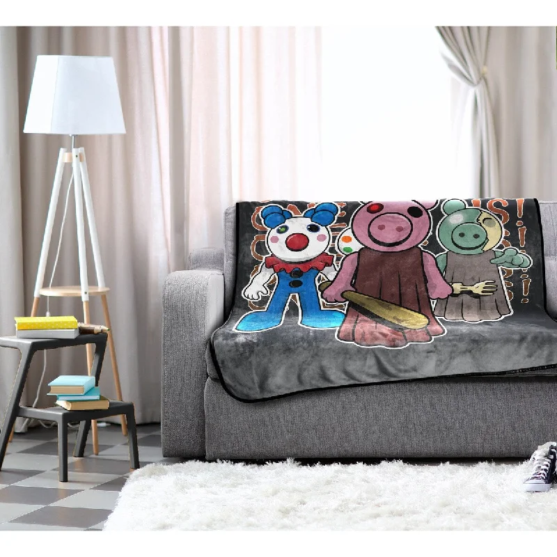 Piggy One Of Us Silk Touch Throw 46x60