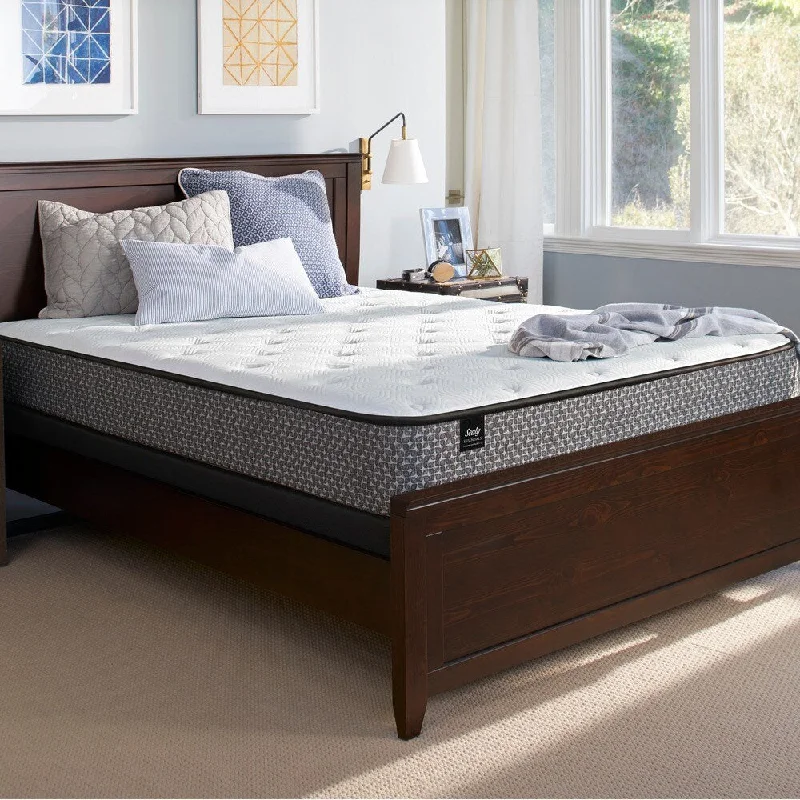 Sealy Response Essentials 10.5-inch Plush Split Queen-size Mattress Set