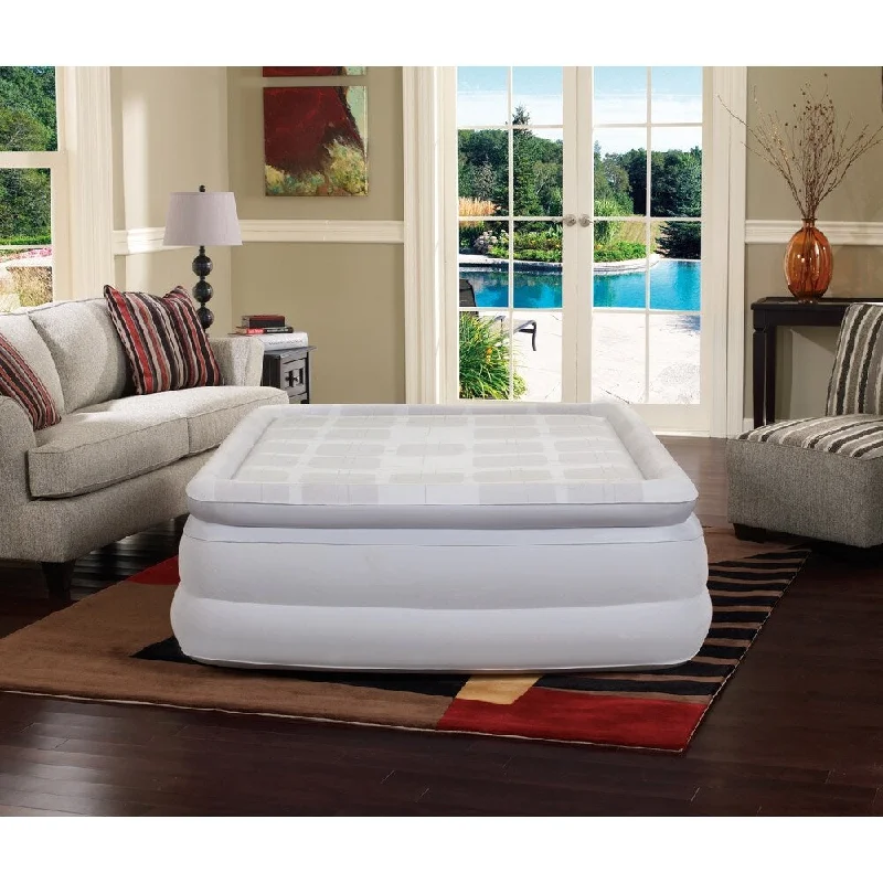 Simmons Beautyrest Memory Foam Queen-size 18-inch Pillow Top Air Bed