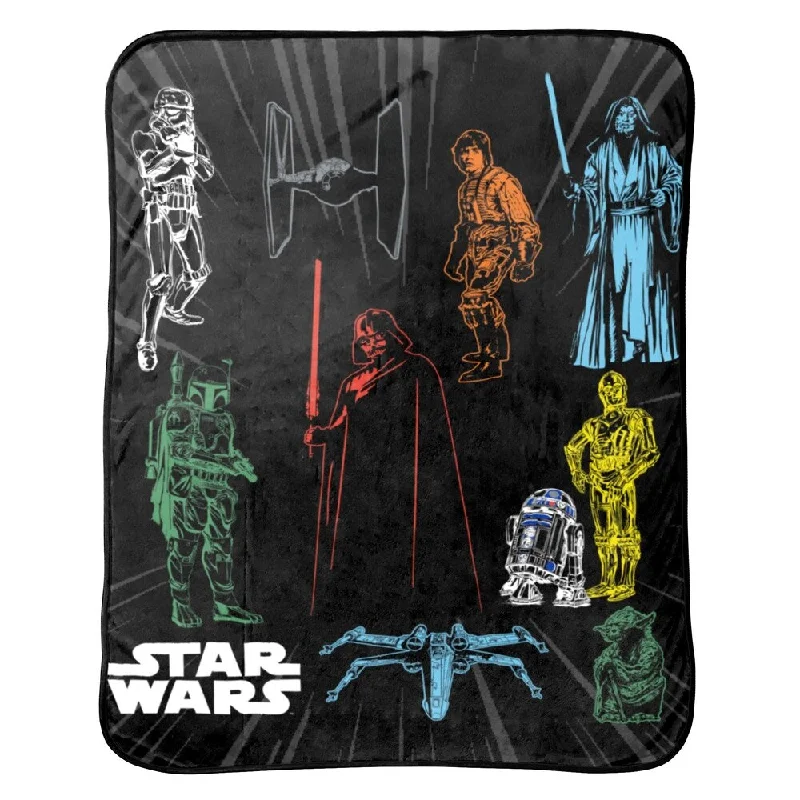 Star Wars Plush Throw, 46 x 60"