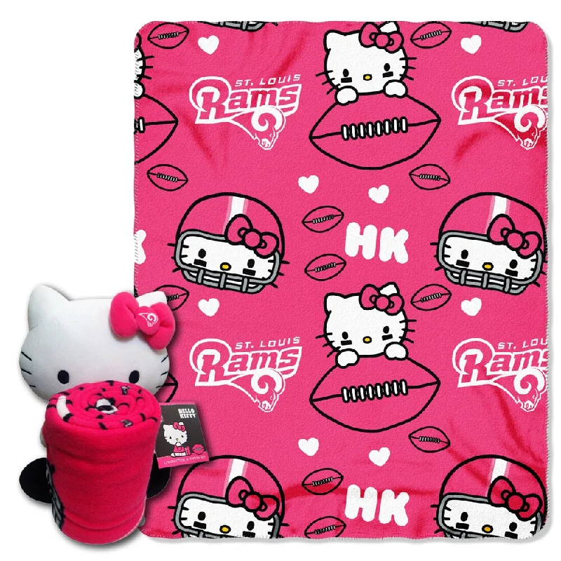 The Northwest Company COK 027 Rams Hello Kitty with Throw - Multi