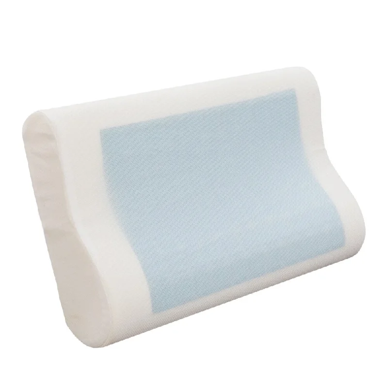 19.7x11.8x2.9/4” Gel Sheet Memory Foam High And Low Profile Pillow