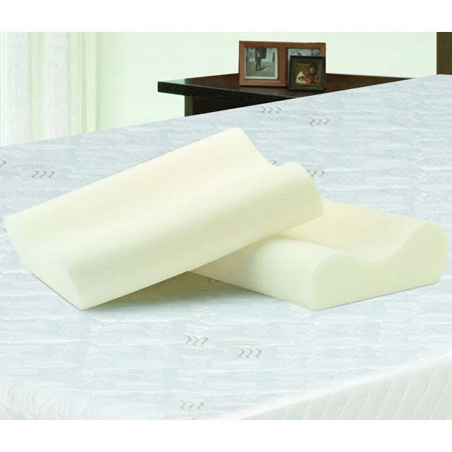 Bodipedic Essentials Contour Memory Foam Pillows (Set of 2)