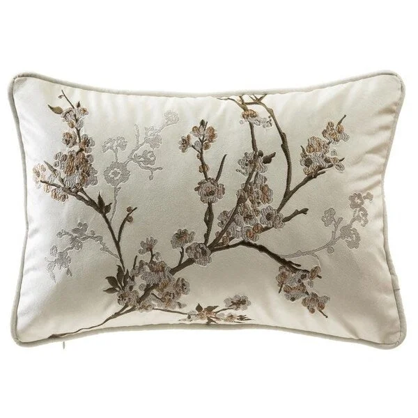 Cherry Blossom Emb. Pillow Cover by HULALA HOME - 14*20