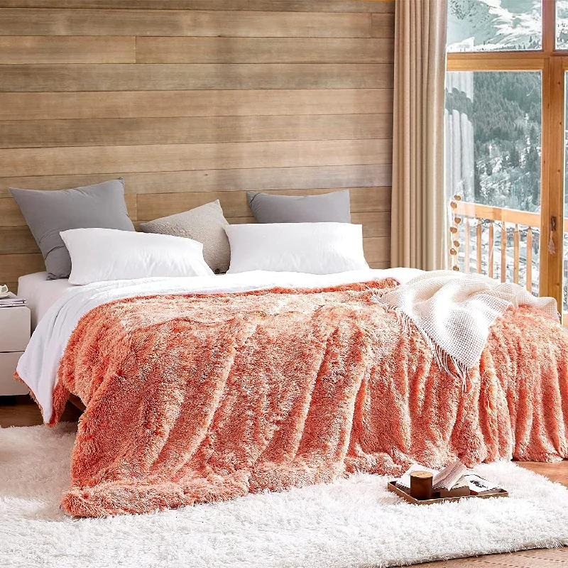 Chommie Weighted Coma Inducer® Comforter - Are You Kidding - Frosted Orange