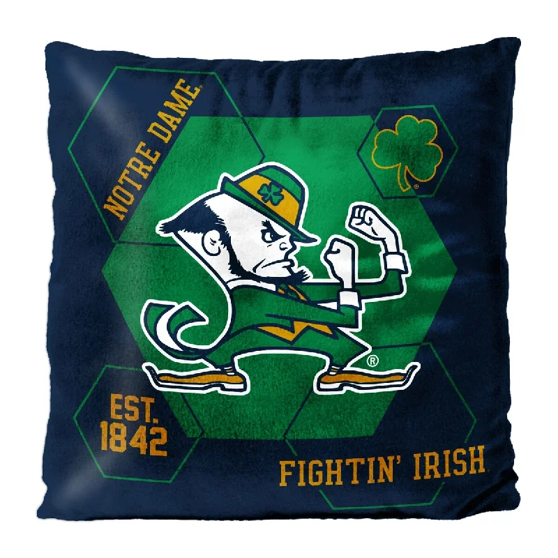 COL Notre Dame Velvet Reverse Pillow