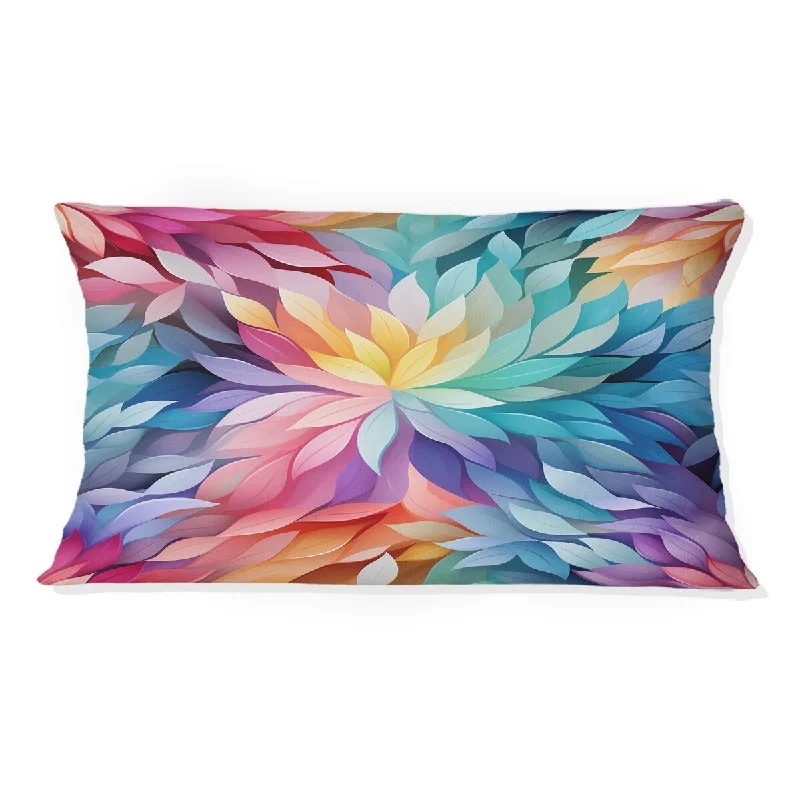 Designart "Renewed Energy Mediation" Geometric Printed Throw Pillow