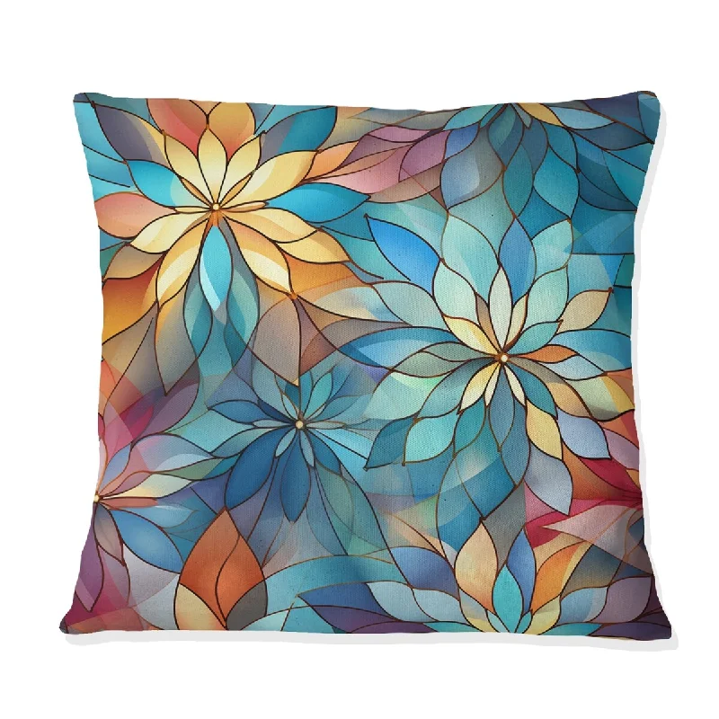 Designart "Spiritual Renewal Mediation" Abstract Printed Throw Pillow