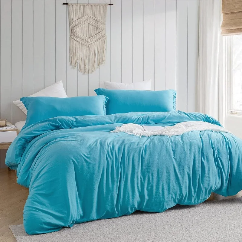 Down Alternative Ultra Cozy Comforter Set - Aqua