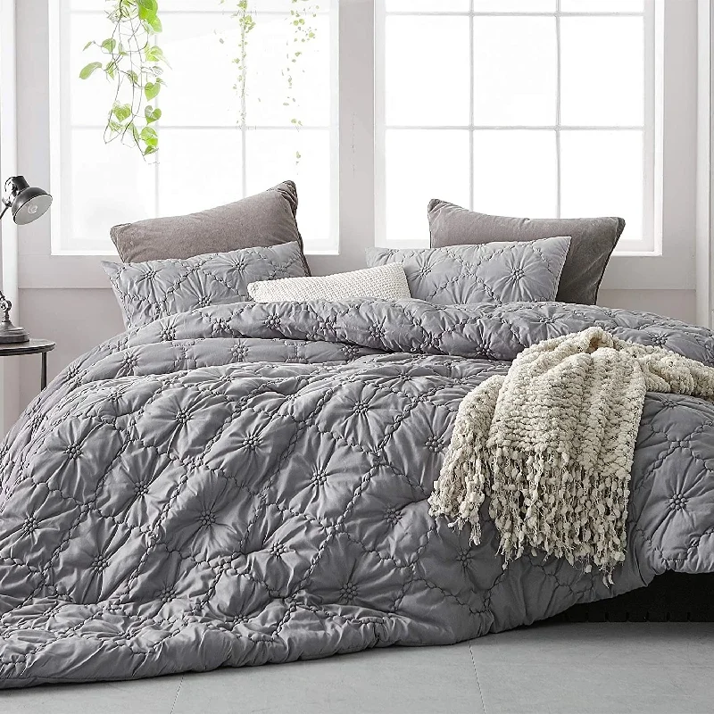 Farmhouse Morning Alloy Textured Oversized Comforter Set