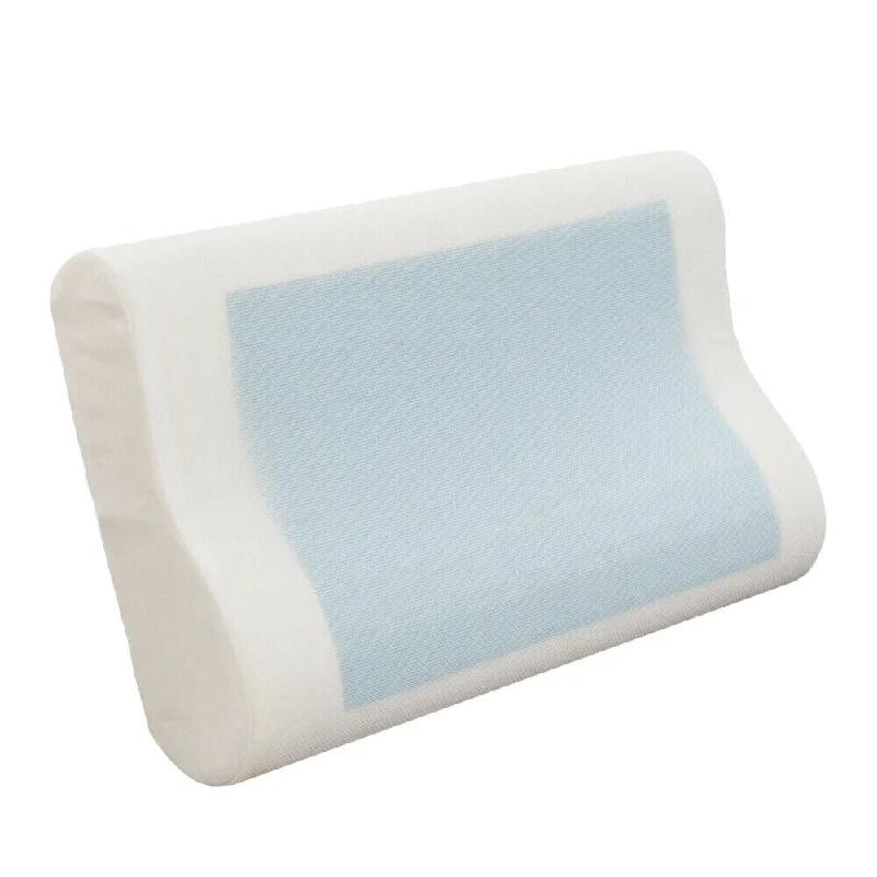 Gel Sheet Memory Foam High and Low Contour Pillow