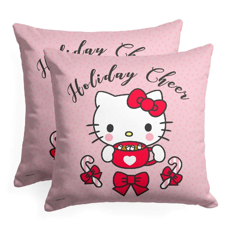 Hello Kitty Cocoa Cutie Printed Throw Pillow - Pink