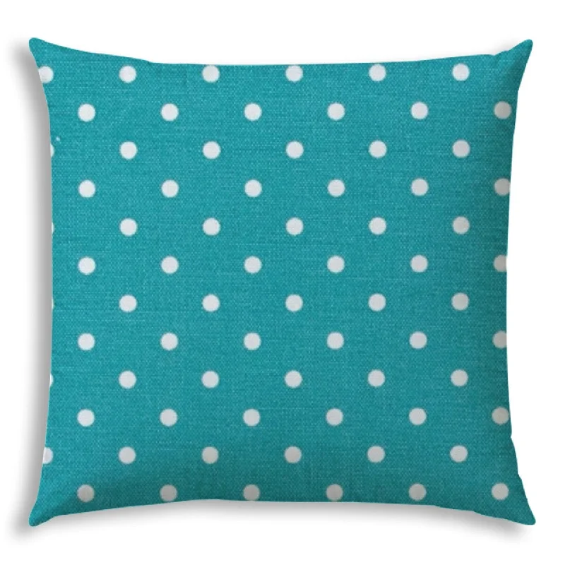 Indoor/Outdoor Pillow - Sewn Closure - Turquoise