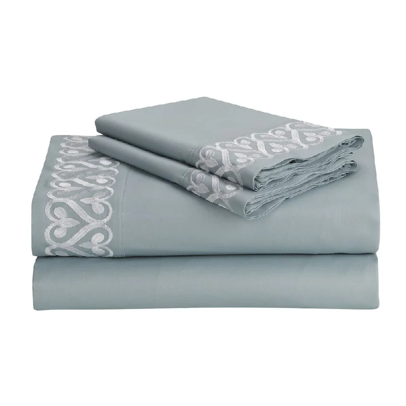 Jill Rosenwald Newport Gate Embroidered Sheet Set