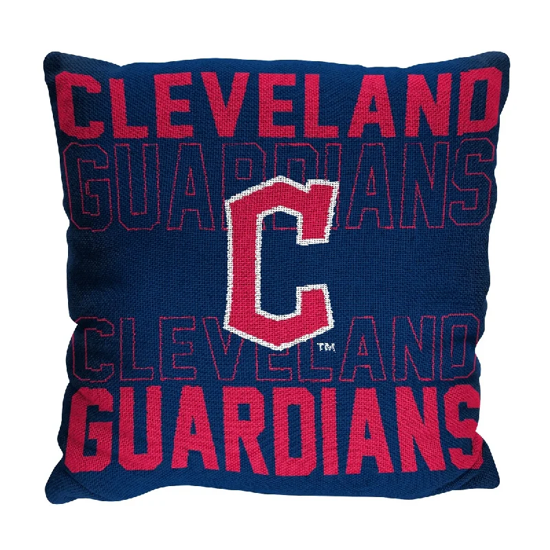 MLB 130 Guardians Stacked Pillow - Blue