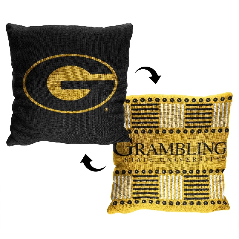 NCAA Homage Grambling 2Pk Double Sided Jacquard Pillow