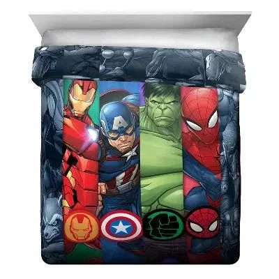 New - Marvel Avengers Twin Reversible Kids' Comforter