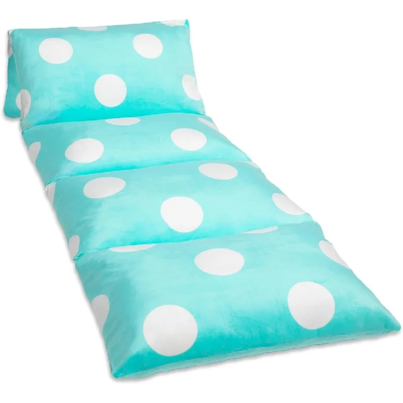 Pillow Case Polka Aqua Queen Size