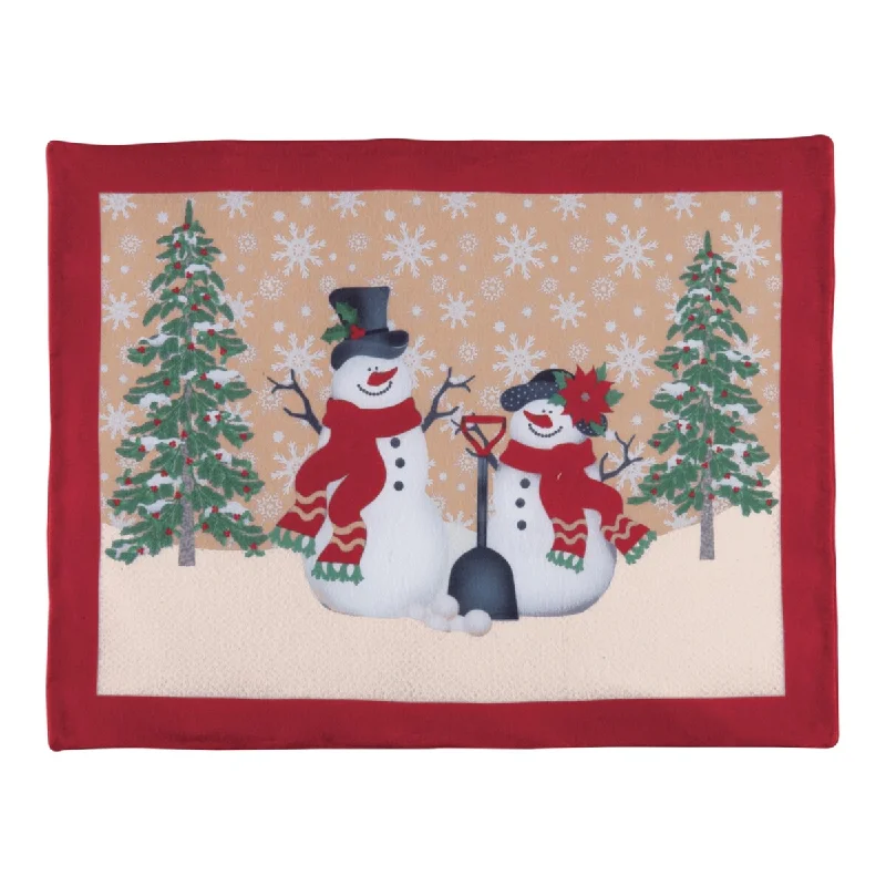 S/2 Country Snowman Sham Set