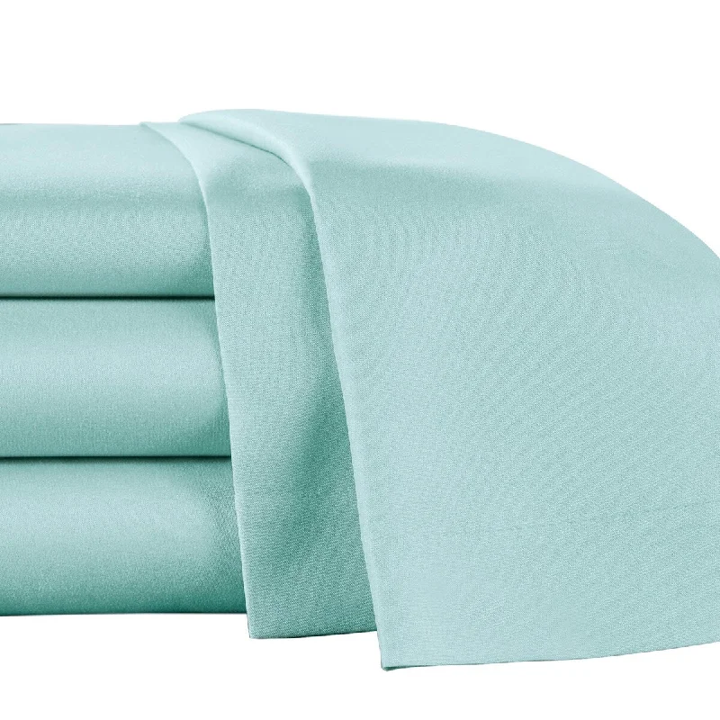 Silky-smooth Solid Colored Microfiber Sheet Set