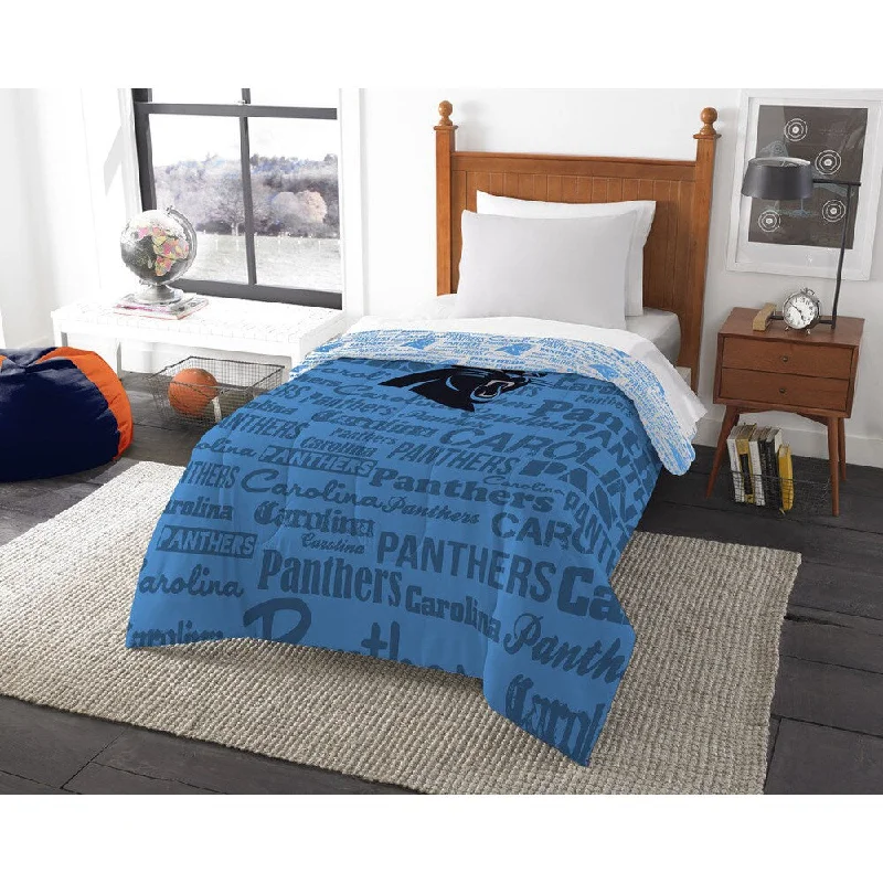 The Northwest Company Official NFL Carolina Panthers Anthem Twin Comforter