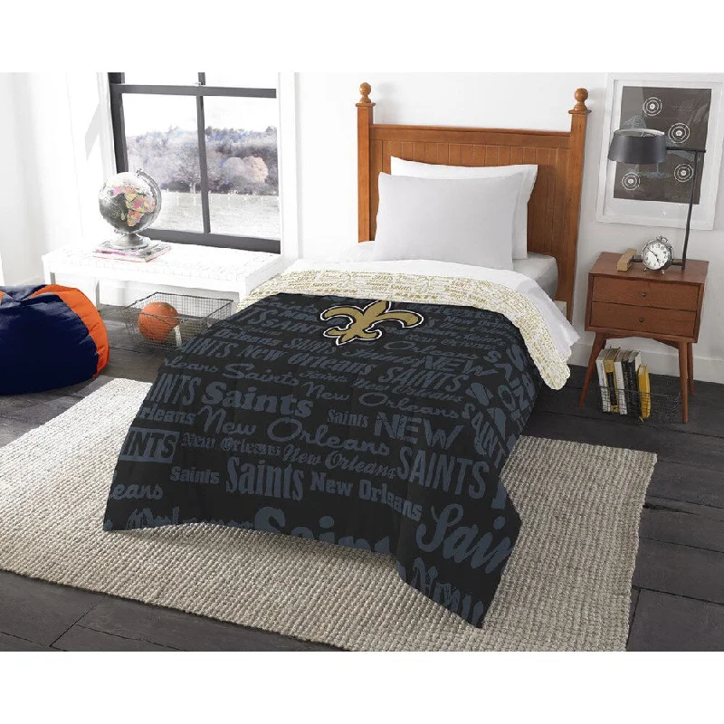 The Northwest Company Official NFL New Orleans Saints Anthem Twin Comforter