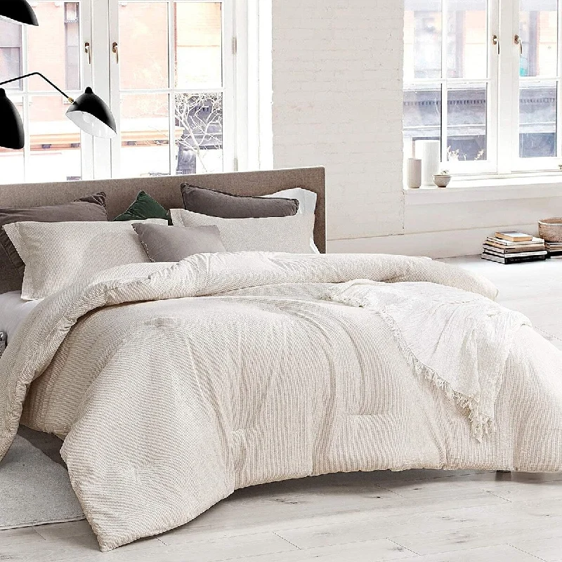 White Sandy Beaches Oversized Comforter - 100% Yarn Dyed Cotton