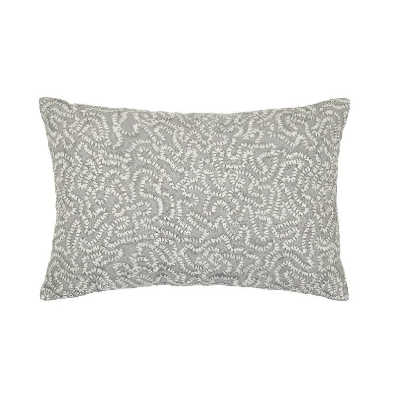 Zoffany Maze Decorative Pillow - Silver