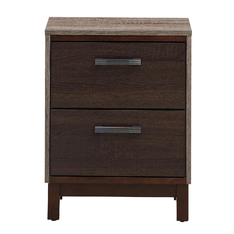 Glory Nightstand, Gray/Brown