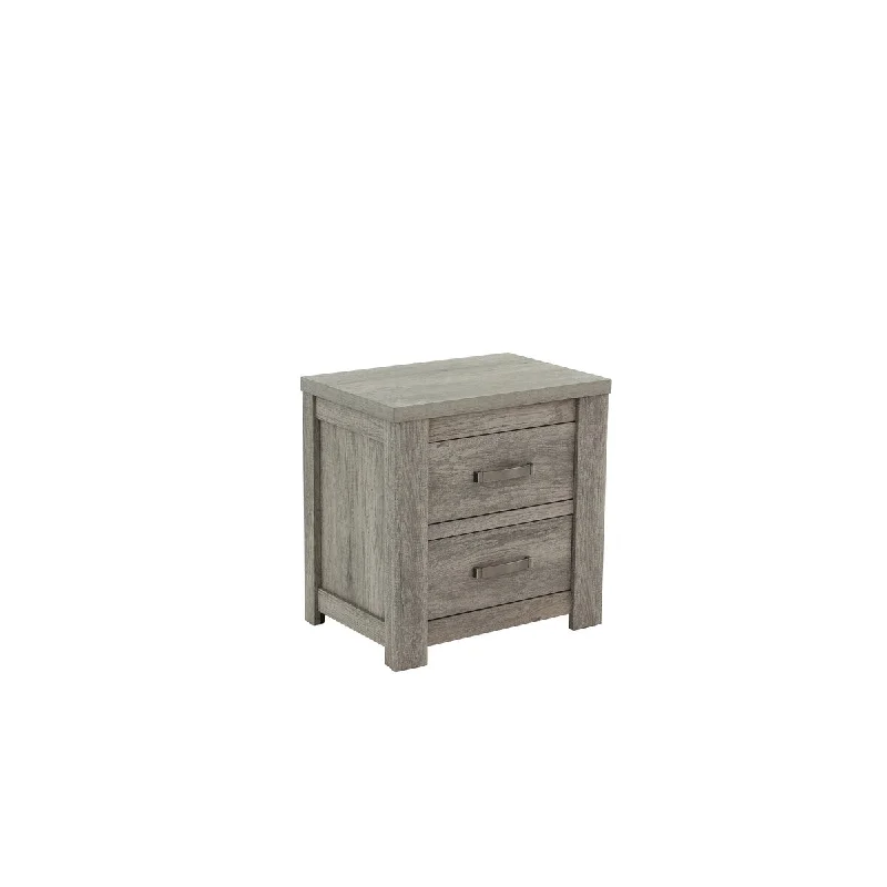 Nightstand in Light Gray Oak