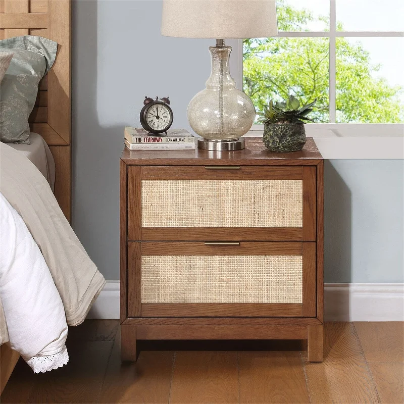 Rattan Nightstand